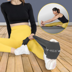 Taśma rehabilitacyjna czarna 30 m | Bardzo ciężki opór 12–15 kg