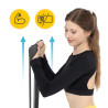 Taśma rehabilitacyjna czarna 30 m | Bardzo ciężki opór 12–15 kg