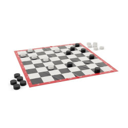Mega warcaby – duża gra edukacyjna SI, 140x140 cm
