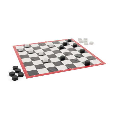 Mega warcaby – duża gra edukacyjna SI, 140x140 cm