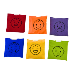 Woreczki gimnastyczne Akson – Zestaw 6 emocji, idealne do terapii SI
