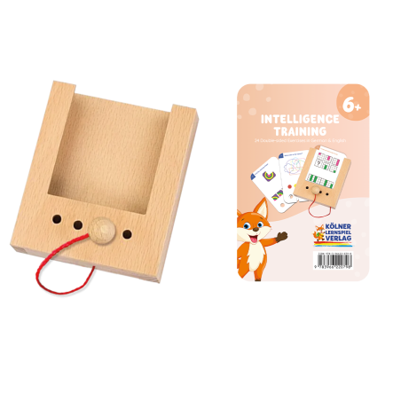 Edukacyjne Drewniane Pudełko WiemTo – Nauka przez zabawę