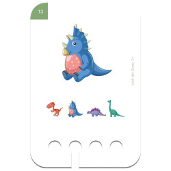 Rozpoznawanie Dinozaurów – Edukacyjne Karty WiemTo 2+