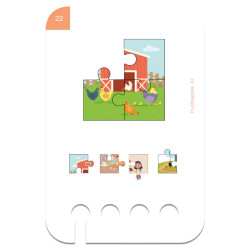 Puzzle Dopasuj Element – rozwój przez zabawę dla dzieci 4+