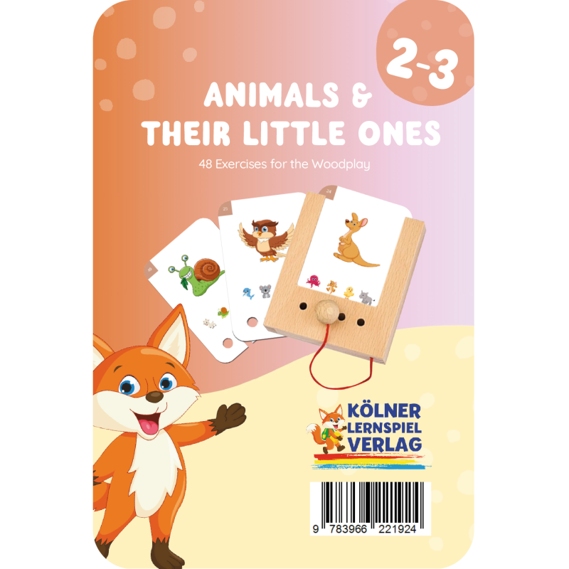 Karty edukacyjne Zwierzęta i ich dzieci | Dla 2-3 latka