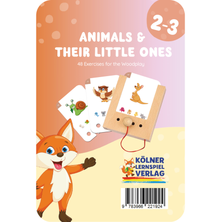 Karty edukacyjne Zwierzęta i ich dzieci | Dla 2-3 latka