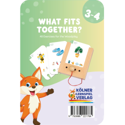 Karty edukacyjne Co Pasuje do Obrazka – WiemTo 3+