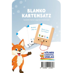 Zestaw 4 pustych kart do tablicy z otworami – nauka SI