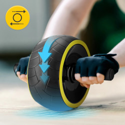 Szerokie kółko AB Wheel XL – trening i rehabilitacja w domu