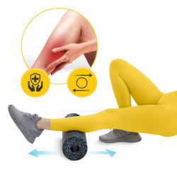 Wałek do masażu EPP 45 cm – twardy roller do rehabilitacji