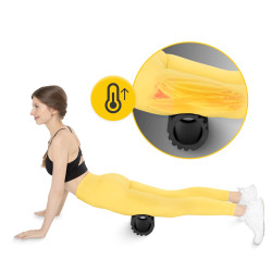 Wałek do masażu z wypustkami EVA 33 cm – twardy roller
