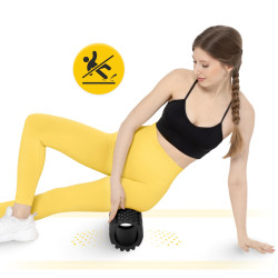 Wałek do masażu z wypustkami EVA 33 cm – twardy roller