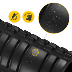 Wałek do masażu z wypustkami EVA 33 cm – twardy roller