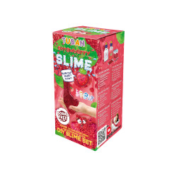 Zestaw Slime Truskawka DIY – zapachowy, sensoryczny, brokatowy