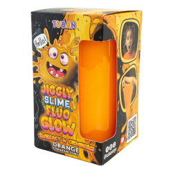 Pomarańczowy Jiggly Fluo Glow – masa świecąca w ciemności