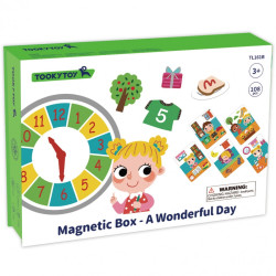 Magnetyczne Puzzle Drewniane TOOKY TOY – Kreatywna Nauka