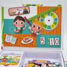 Magnetyczne Puzzle Drewniane TOOKY TOY – Kreatywna Nauka