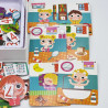 Magnetyczne Puzzle Drewniane TOOKY TOY – Kreatywna Nauka