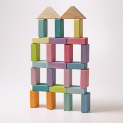 Pastel Duo – Drewniana Układanka Sensoryczna dla Dzieci