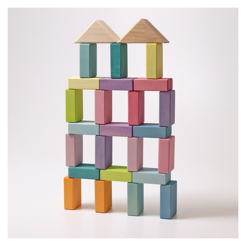 Pastel Duo – Drewniana Układanka Sensoryczna dla Dzieci