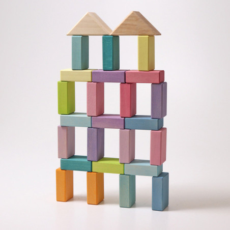 Pastel Duo – Drewniana Układanka Sensoryczna dla Dzieci Pastel Duo – Drewniana Układanka Sensoryczna dla Dzieci