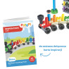 Tęczowy pociąg do liczenia – klocki edukacyjne 2+