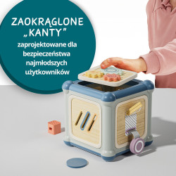 Kostka edukacyjna 10w1 – rozwój motoryki od 12 mies.