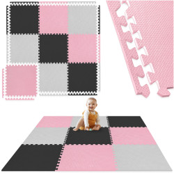 Mata edukacyjna puzzle 180x180 cm – bezpieczna zabawa