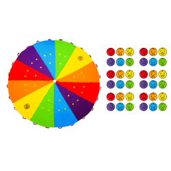 Chusta Edukacyjna 3 m + 36 Emocji – Nauka i Zabawa
