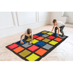 Mata Twister Sensoryczna z kostką - zabawa i terapia