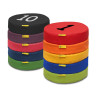 Kolorowe poduszki edukacyjne 1-10 EKOSKÓRA 6 cm - zestaw