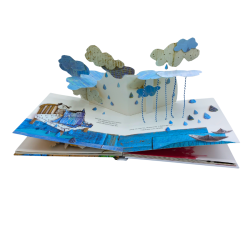 Książka pop-up „Kolorowy potwór” – emocje w 3D