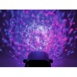 Lampa LED RGB z efektem wody i pilotem IR - 5W