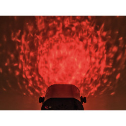 Lampa LED RGB z efektem wody i pilotem IR - 5W