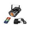 Lampa LED RGB z efektem wody i pilotem IR - 5W