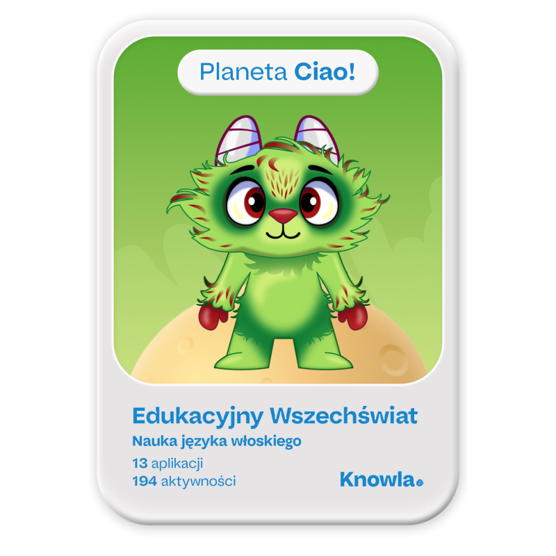 Zestaw Planeta Ciao! – Nauka włoskiego przez zabawę