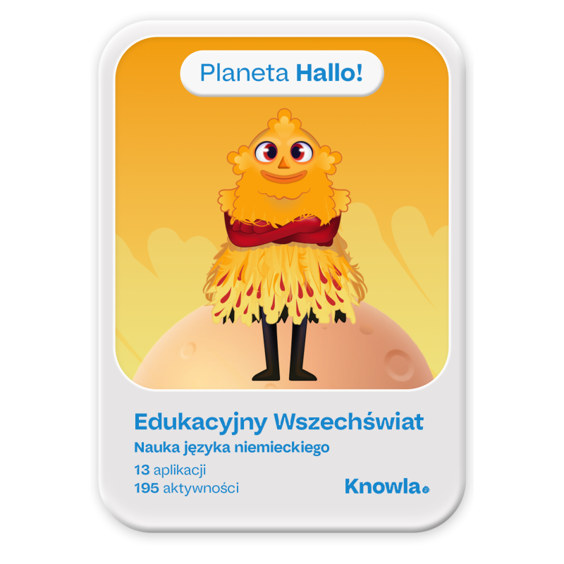 Planeta Hallo! Nauka niemieckiego przez zabawę – 3–9 lat
