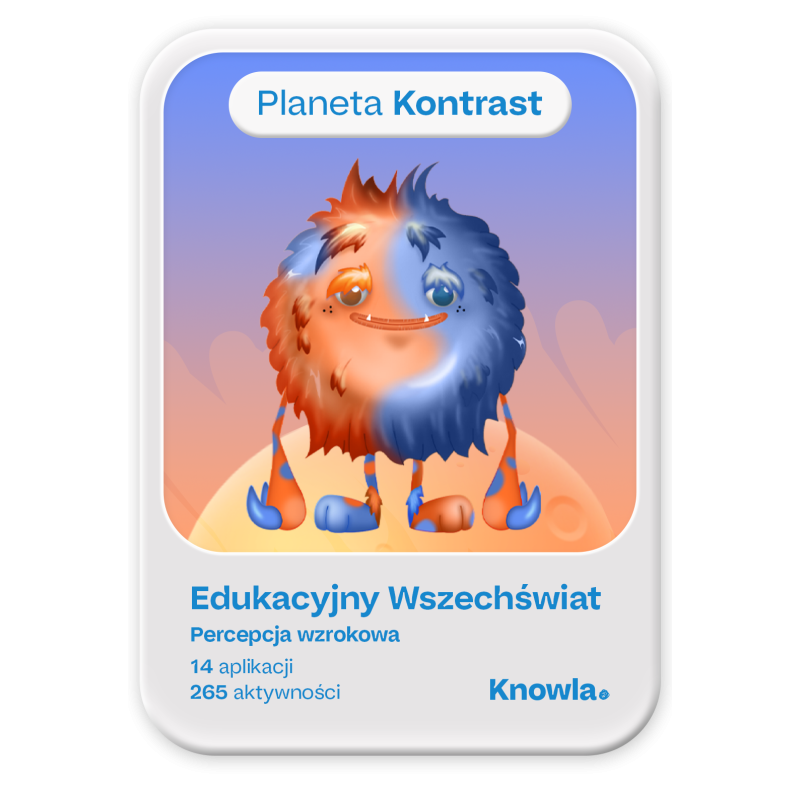 Planeta Kontrast – gry dla dzieci z dysfunkcjami wzroku