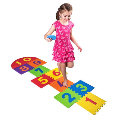 Duże piankowe puzzle do gry w klasy - zabawa i terapia SI
