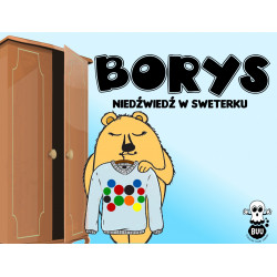 Borys-Niedźwiadek w sweterku/ klocki/układanka