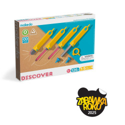 Kreatywny zestaw Makedo Discover 126 el do budowy z kartonu