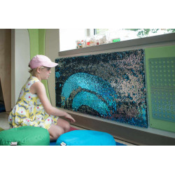 Tablica sensoryczna zmieniająca kolor 60x100 cm
