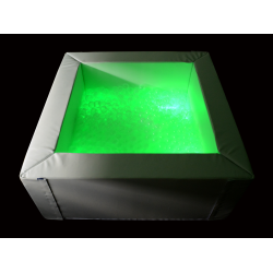 Basen z piłeczkami i podświetleniem LED RGB do terapii SI