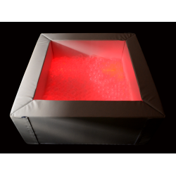 Suchy basen z piłeczkami LED 200x200 - do terapii SI