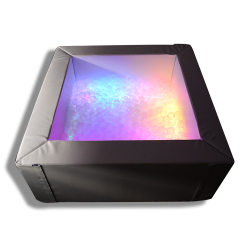Suchy basen z piłeczkami LED 200x200 - do terapii SI