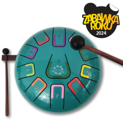 Tambu  –turkus Teal Peal muzyczny bębenek dla dzieci 3+