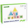 Drewniane Klocki Lustra TOOKY TOY – Edukacja i Zabawa
