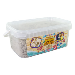 Piasek dynamiczny naturalny 2.5 kg do terapii i zabawy