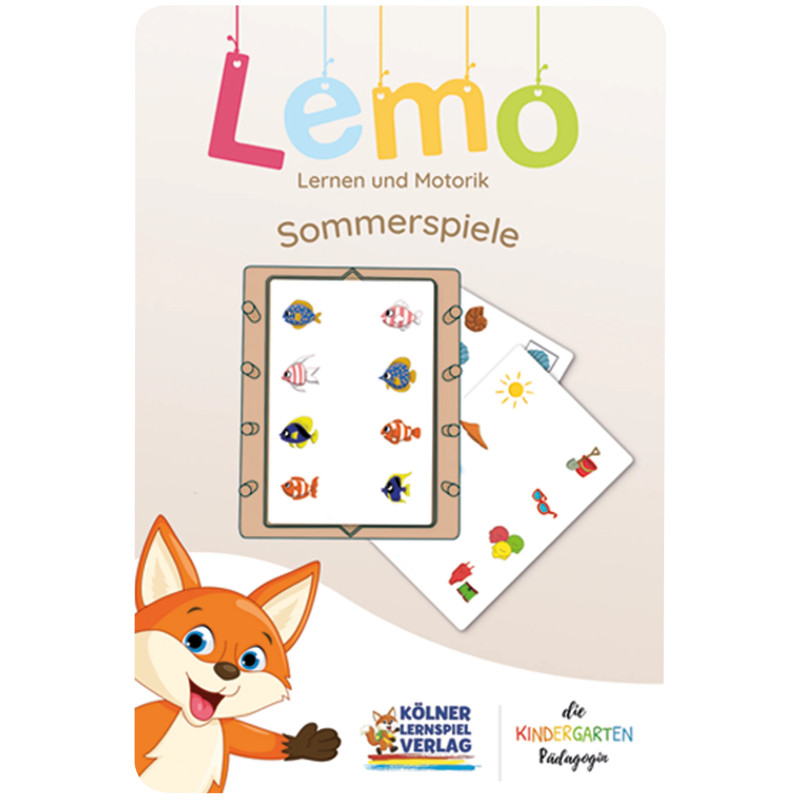 Słoneczne Skojarzenia Lemo - edukacyjne karty do nauki i motoryki