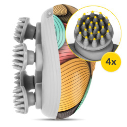 Elektryczny masażer do głowy wodoodporny – relaks i pielęgnacja włosów